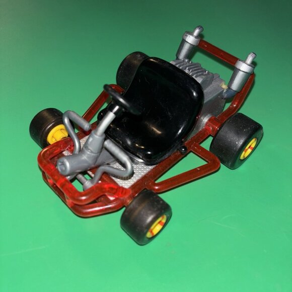 Vintage MARIO Bros KART Pull Back Car Toy 4.5" long 1999 Nintendo Toy Biz - Picture 2 of 6